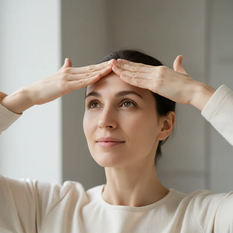 Yoga du visage : 6 exercices anti-âge naturels